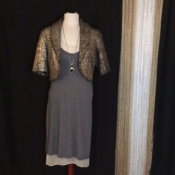 Layered Shift Dress - Picture 2 of 9